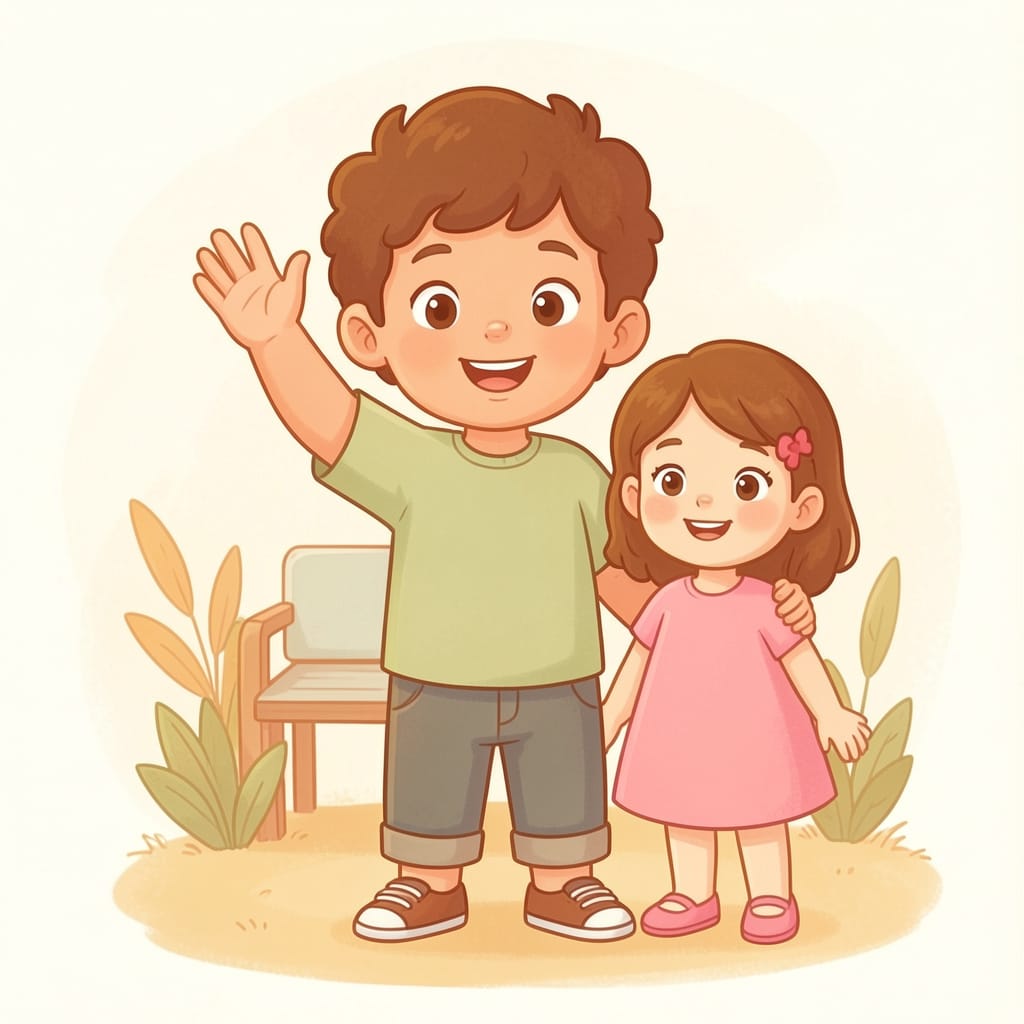 Ángel Yael y Mía Anahí